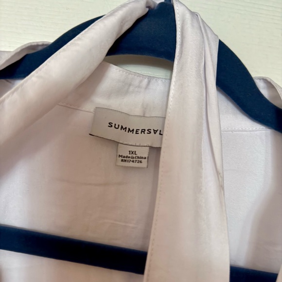 NWT Summersalt The Silky Luxe Short Effortless Shirtdress Cover-Up 1X - Picture 8 of 14